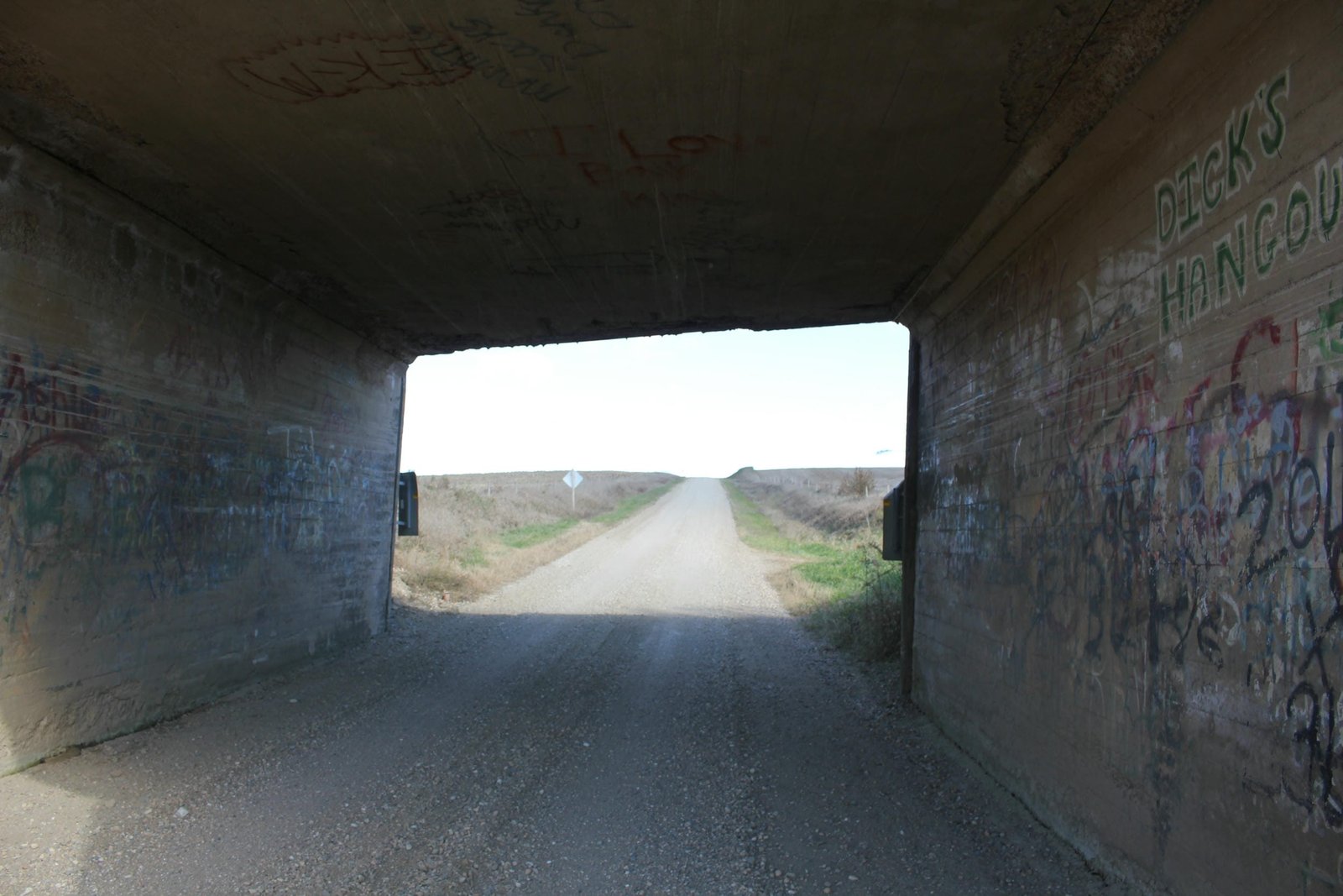 Under bridge